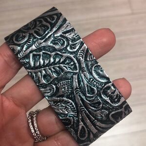 Bohemian Rockstar genuine leather cuff bracelet